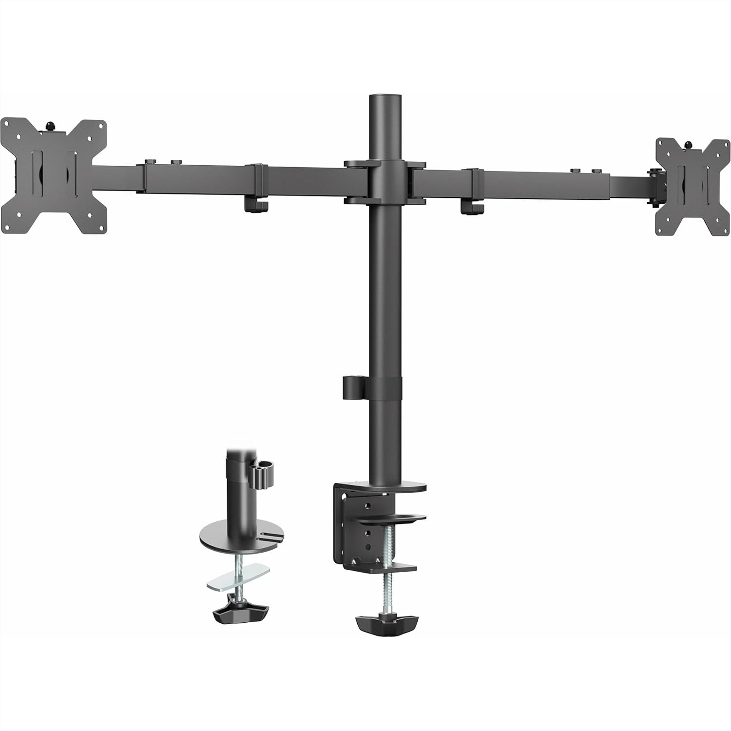 Desk Setup Reference - Dual Monitor Desk Mount for 27-38