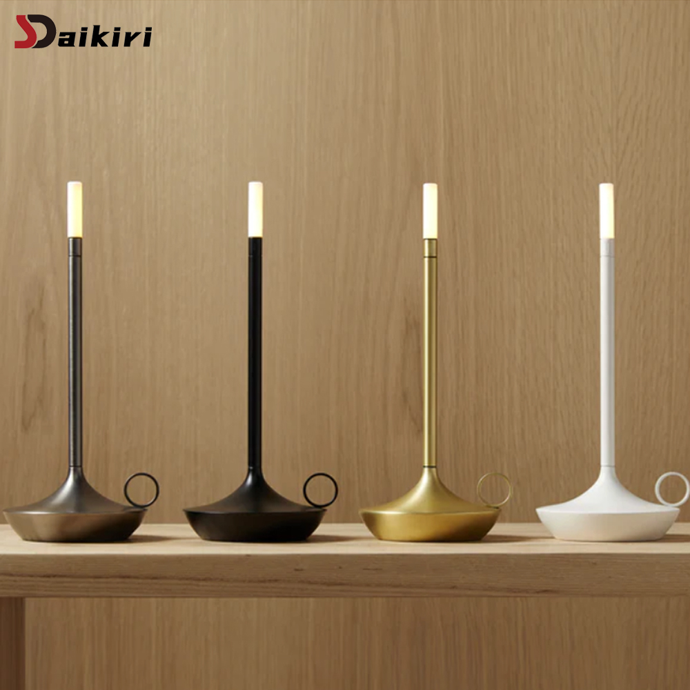 Desk Setup Vintage - Rechargeable Wireless Touch Lamp Desk Lamp