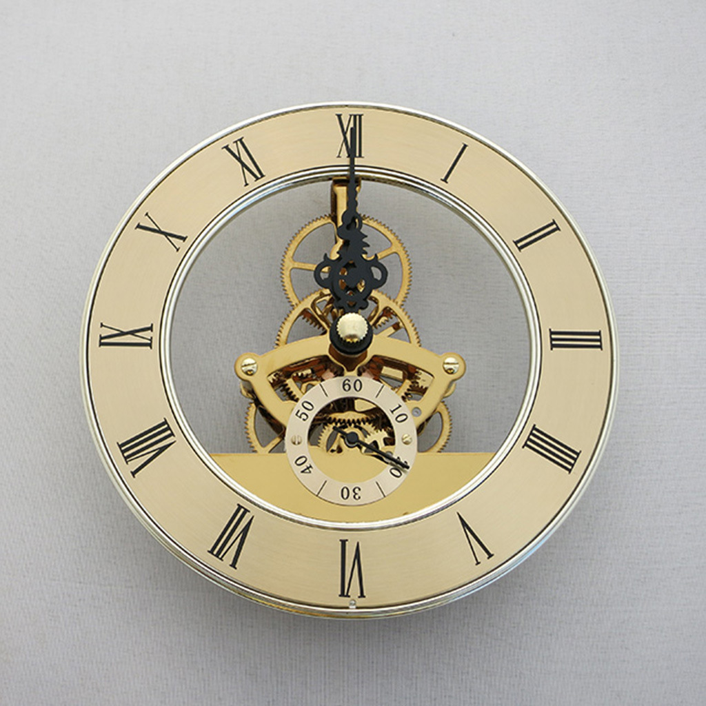 Desk Setup Gear - High-grade Metal Inlaid Clock Accessories Perspective