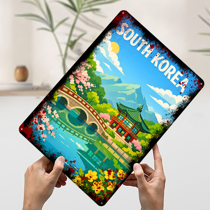South Korea Travel Poster Cust - Desk Setup Vintage recensie en prijs