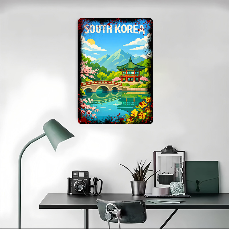 South Korea Travel Poster Cust - Desk Setup Vintage recensie en prijs