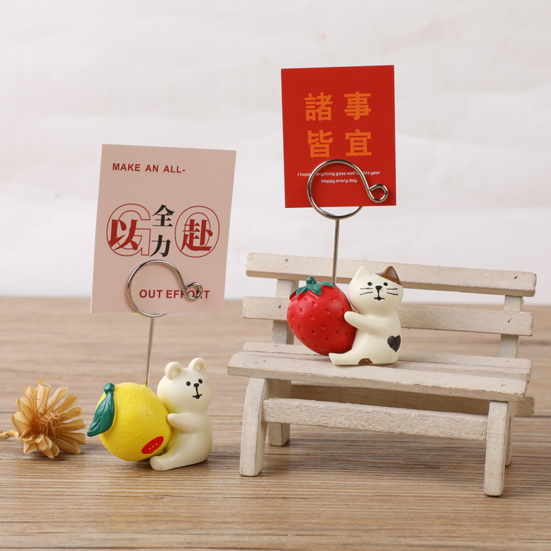 Creative Cute Cat Hugging Stra - Desk Setup Photo recensie en prijs