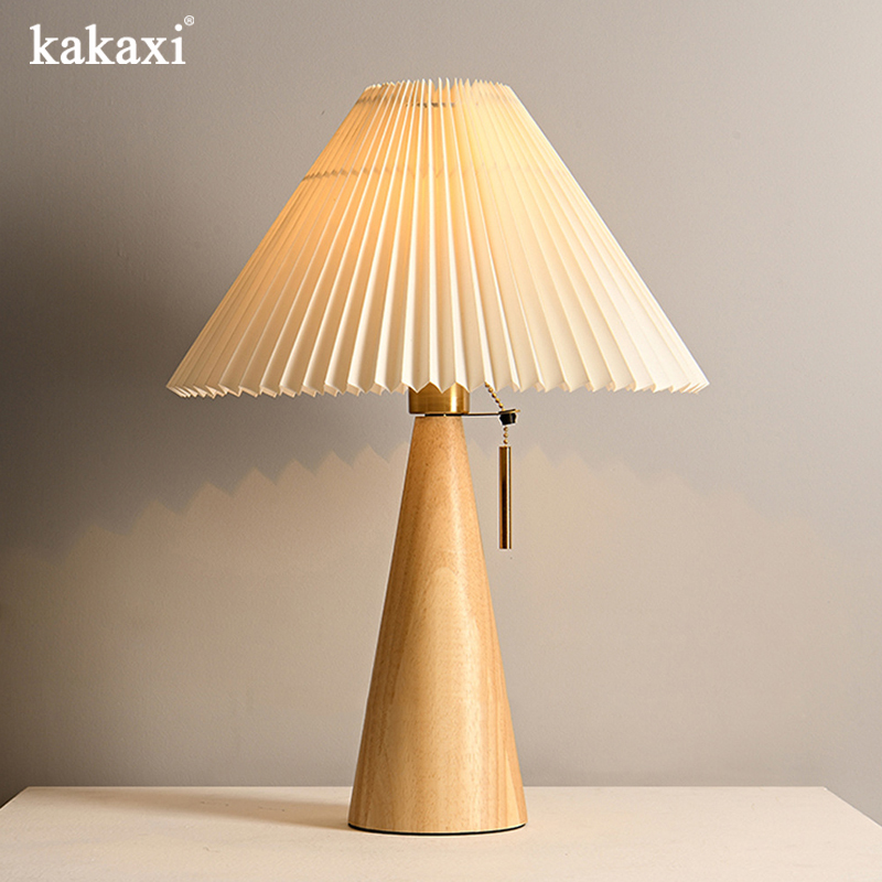 Retro Solid Wood Table Lamp No - Desk Setup Vintage recensie en prijs