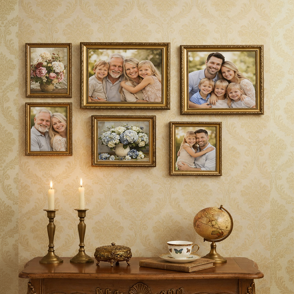 Antique Gold Photo Frame - Ava - Desk Setup Photo recensie en prijs