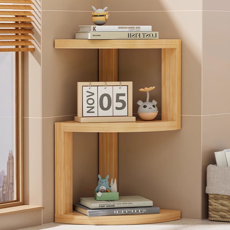 Corner Storage Holders Wooden  - Desk Setup Home Office recensie en prijs