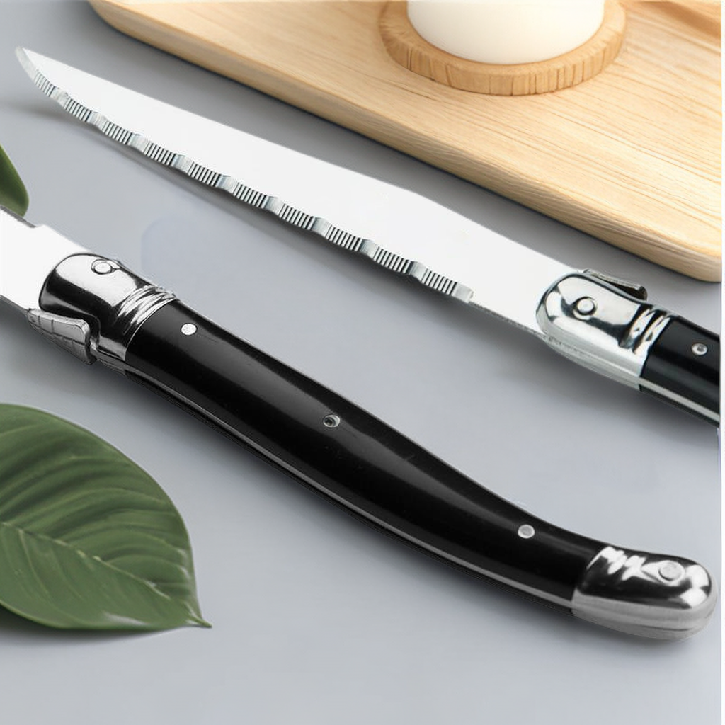 9'' Laguiole Steak Knives Set  - Desk Setup Black recensie en prijs