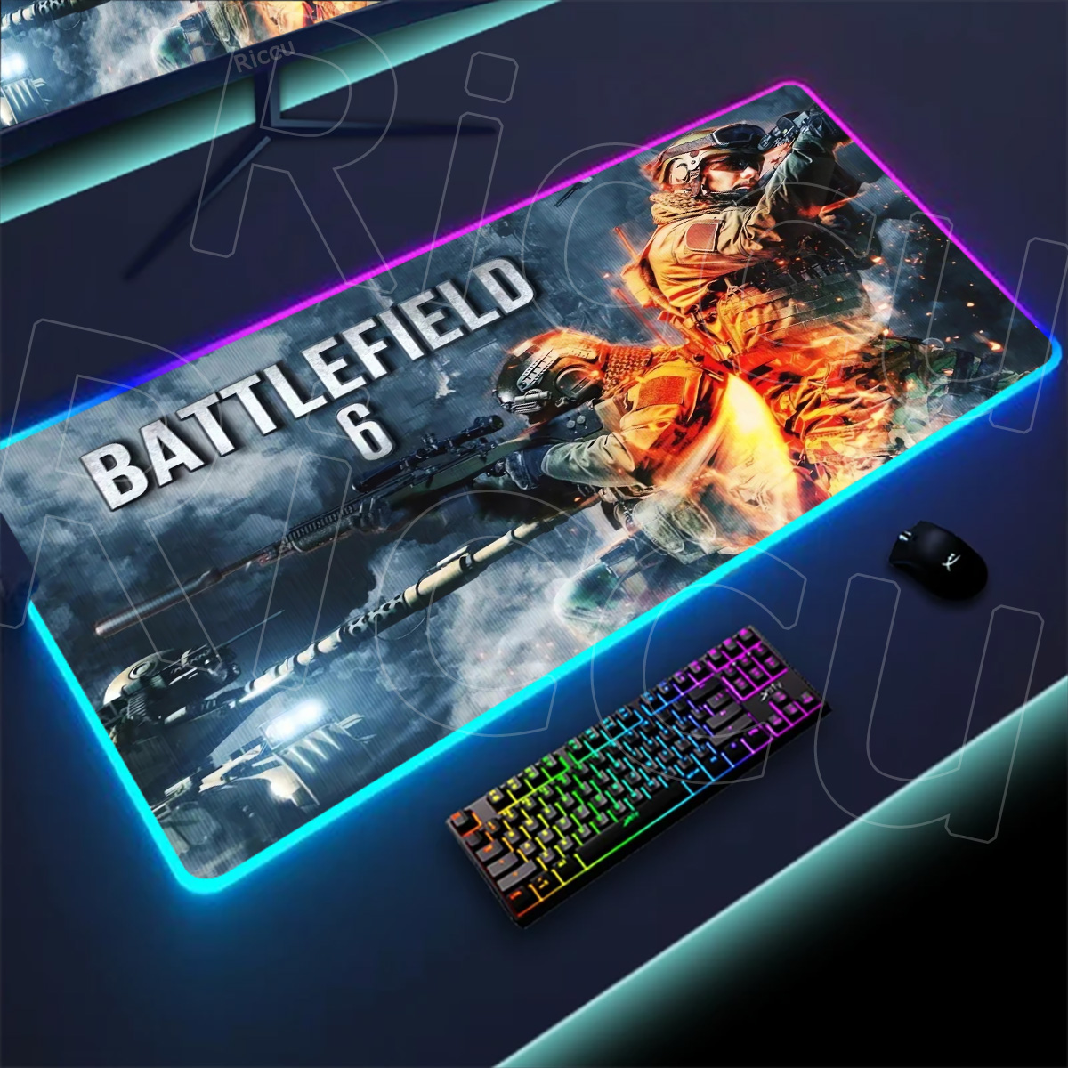 New Gamer Rgb Desk Mat Back Li - Desk Setup Gear recensie en prijs
