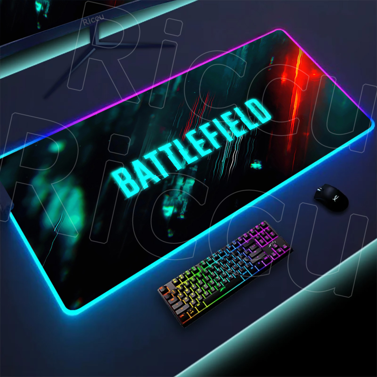 New Gamer Rgb Desk Mat Back Li - Desk Setup Gear recensie en prijs