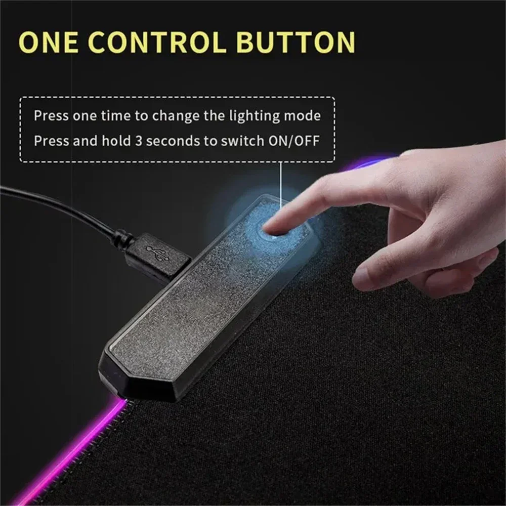 New Gamer Rgb Desk Mat Back Li - Desk Setup Gear recensie en prijs