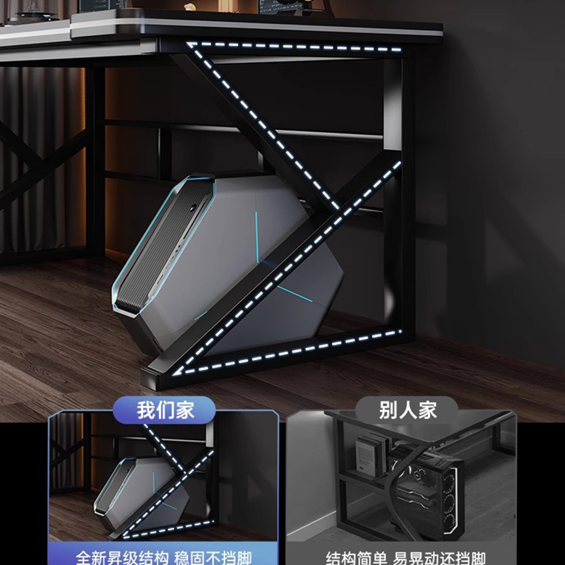Roll Table Games Furniture Fol - Desk Setup Oak recensie en prijs