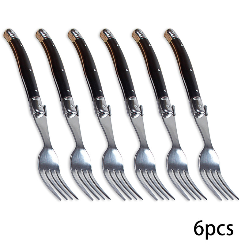 8'' Laguiole Style Black Steak - Desk Setup Black recensie en prijs