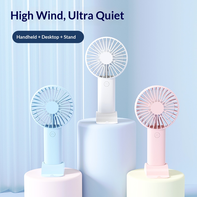 Mini Handheld Fan, 3 In 1 Port - Desk Setup Home Office recensie en prijs
