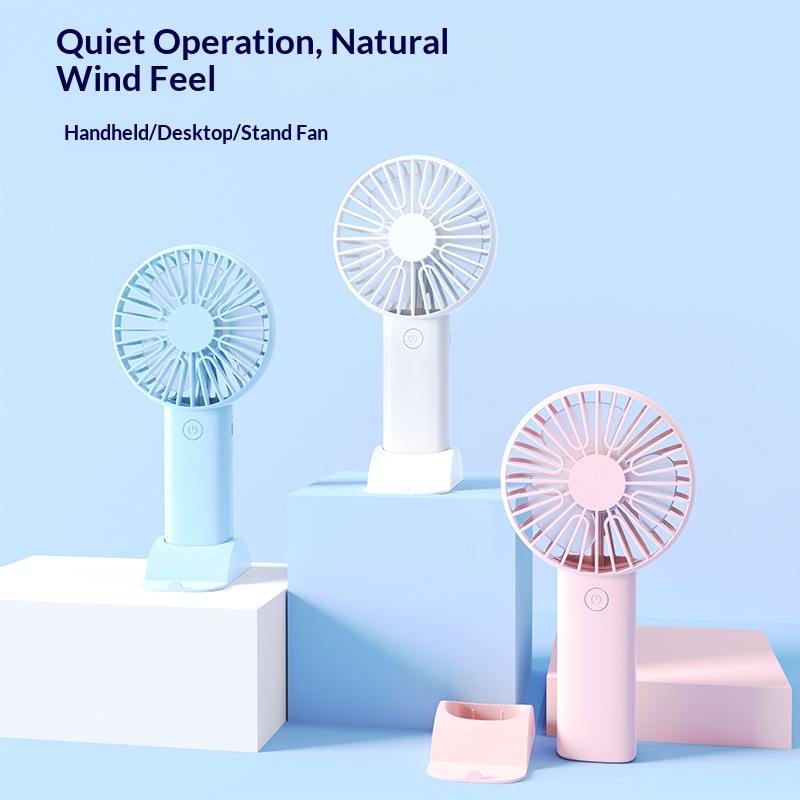 Mini Handheld Fan, 3 In 1 Port - Desk Setup Home Office recensie en prijs