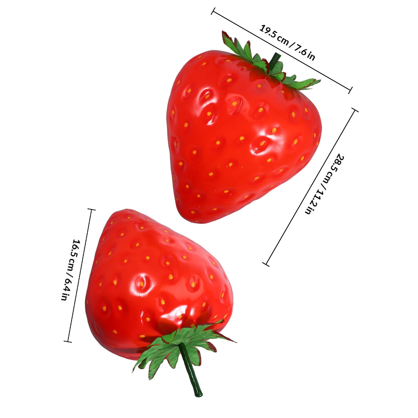 Extra Large Simulated Strawber - Desk Setup Photo recensie en prijs