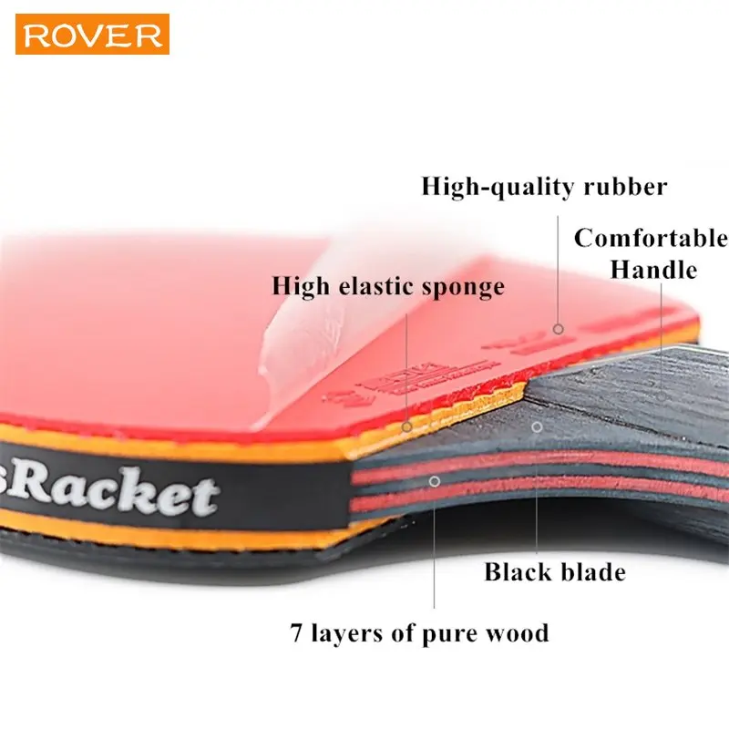5/6 Star Table Tennis Racket 2 - Desk Setup Tips recensie en prijs