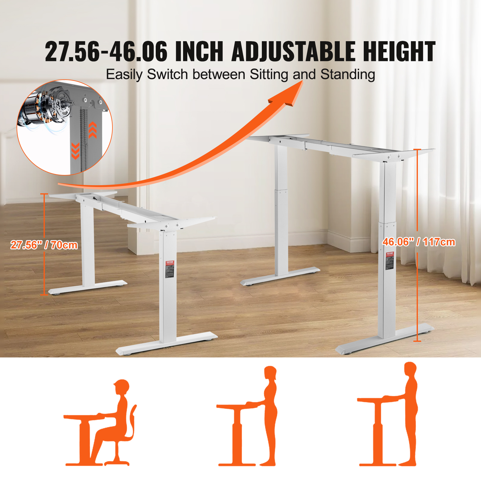 SucceBuy Standing Desk Frame   - Desk Setup Home Office recensie en prijs