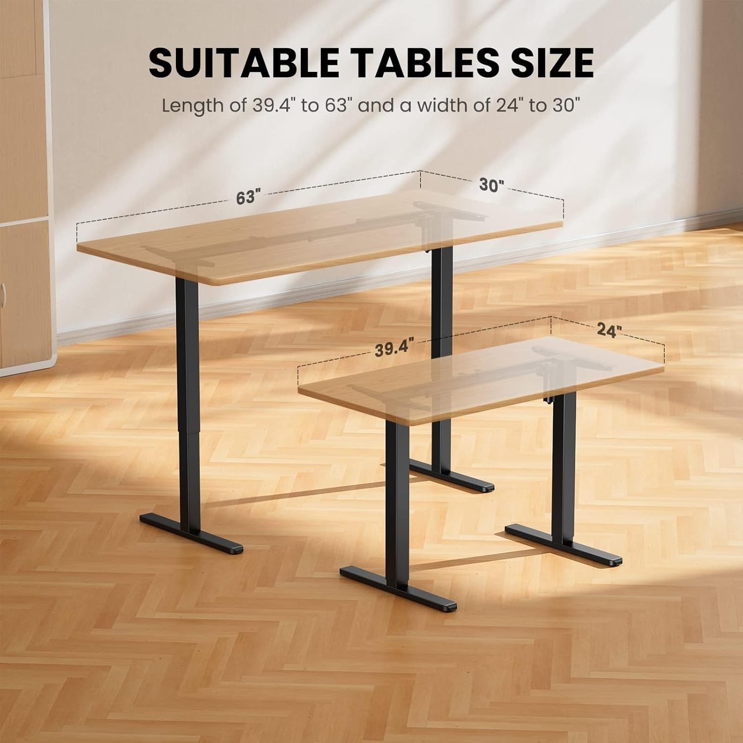 Electric Standing Desk Legs, 4 - Desk Setup Black recensie en prijs