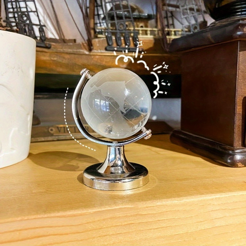 1pc Mini Crystal Globe Decor C - Desk Setup Home Office recensie en prijs