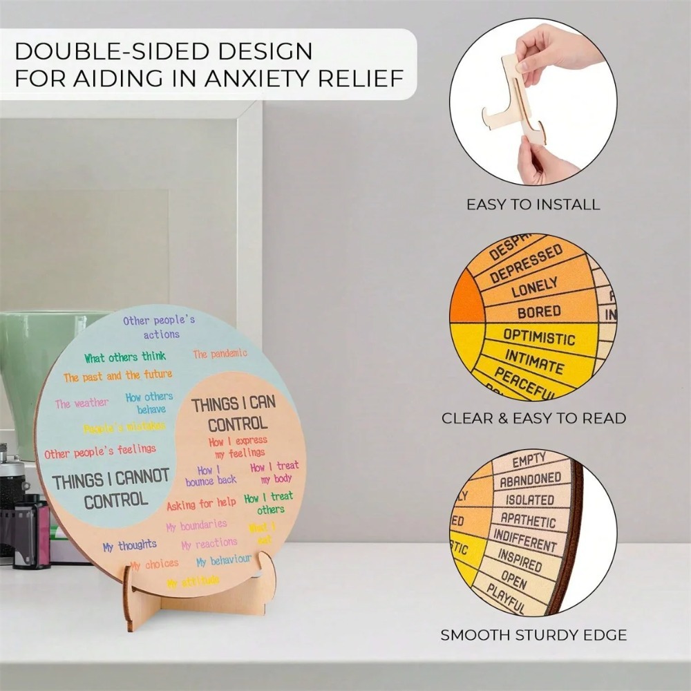 Feelings Wheel Therapy Office  - Desk Setup Home Office recensie en prijs