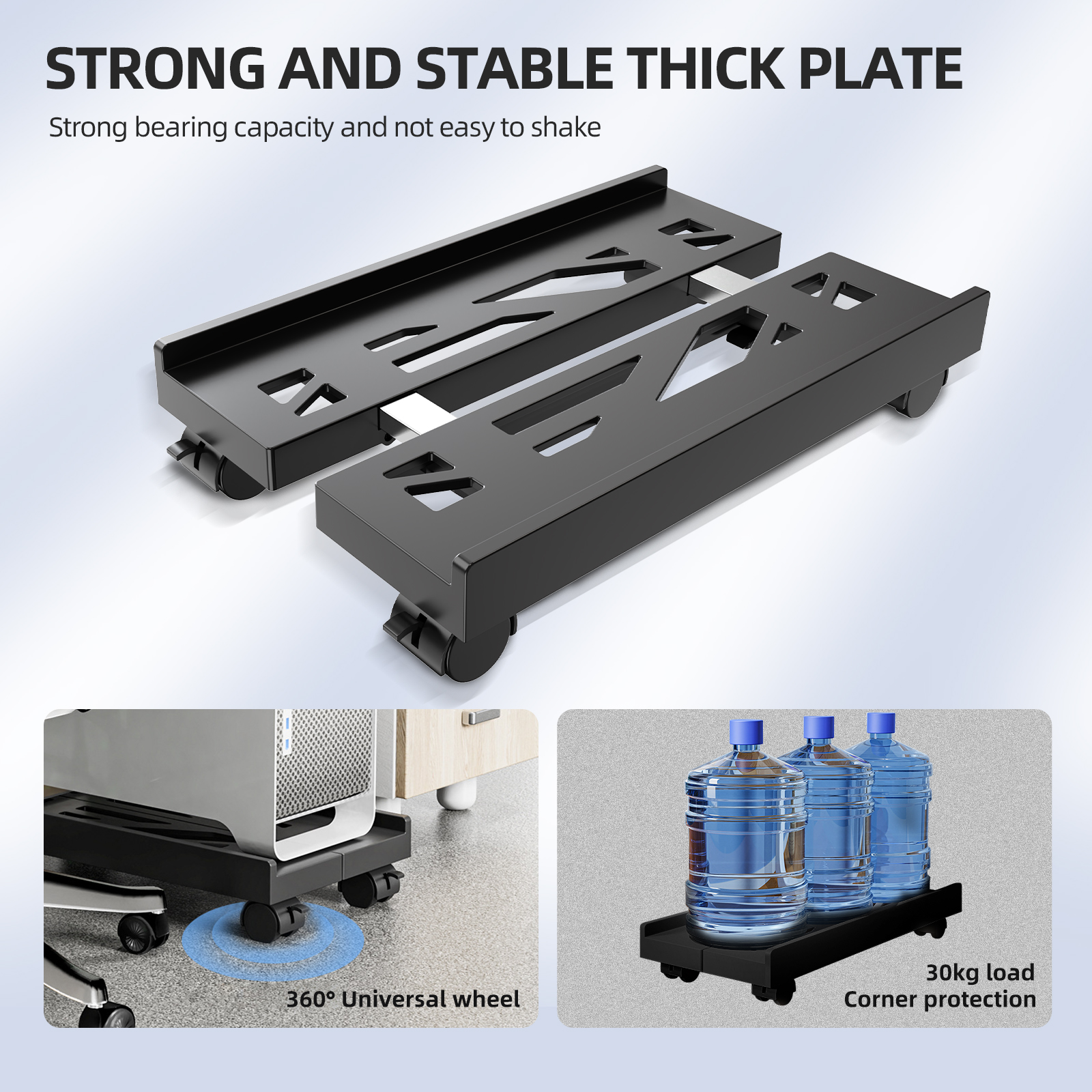 Adjustable Mobile CPU Stand Wi - Desk Setup Home Office recensie en prijs