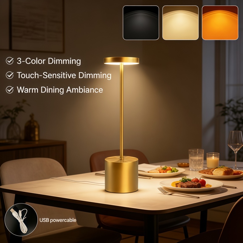 LED rechargeable wrought iron  - Desk Setup Vintage recensie en prijs