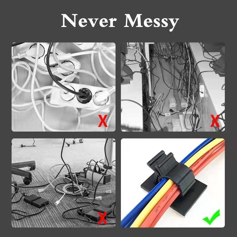 Cable Organizer Self Adhesive  - Desk Setup Notebook recensie en prijs