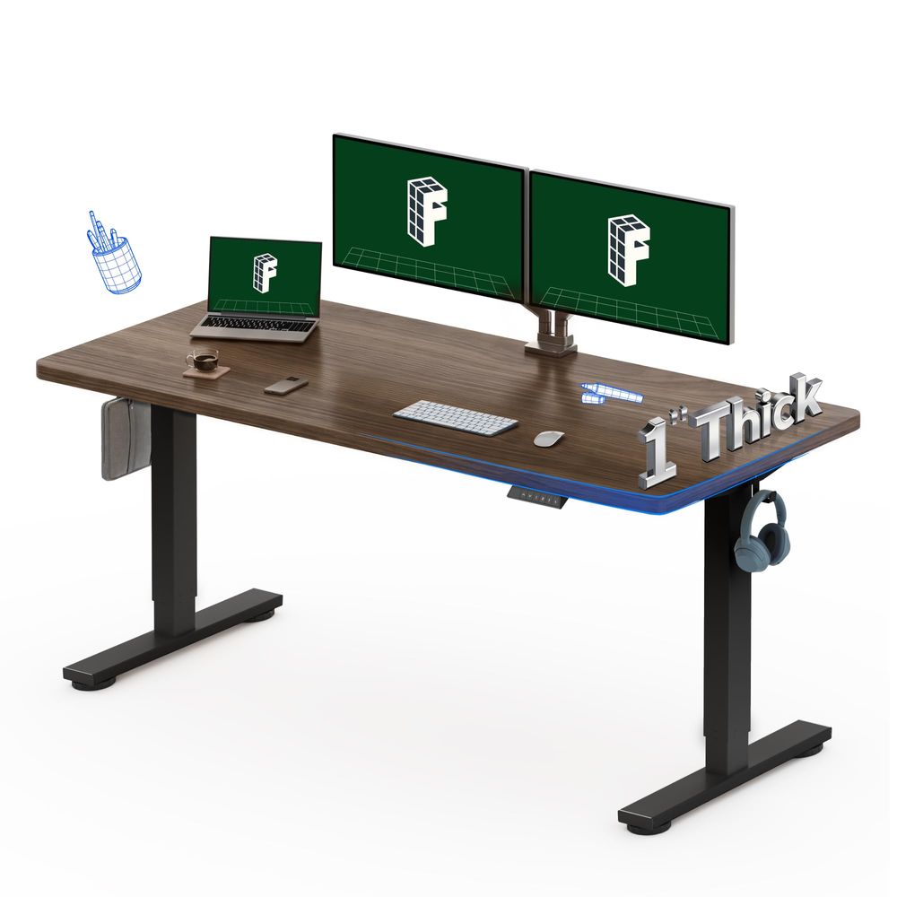 60x24 OnePiece Electric Standi - Desk Setup Black recensie en prijs