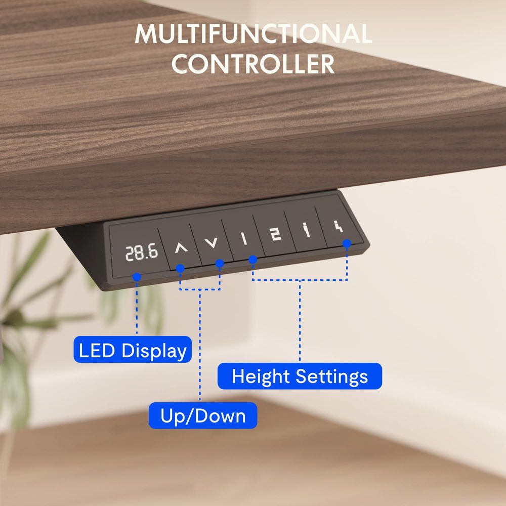 60x24 OnePiece Electric Standi - Desk Setup Black recensie en prijs