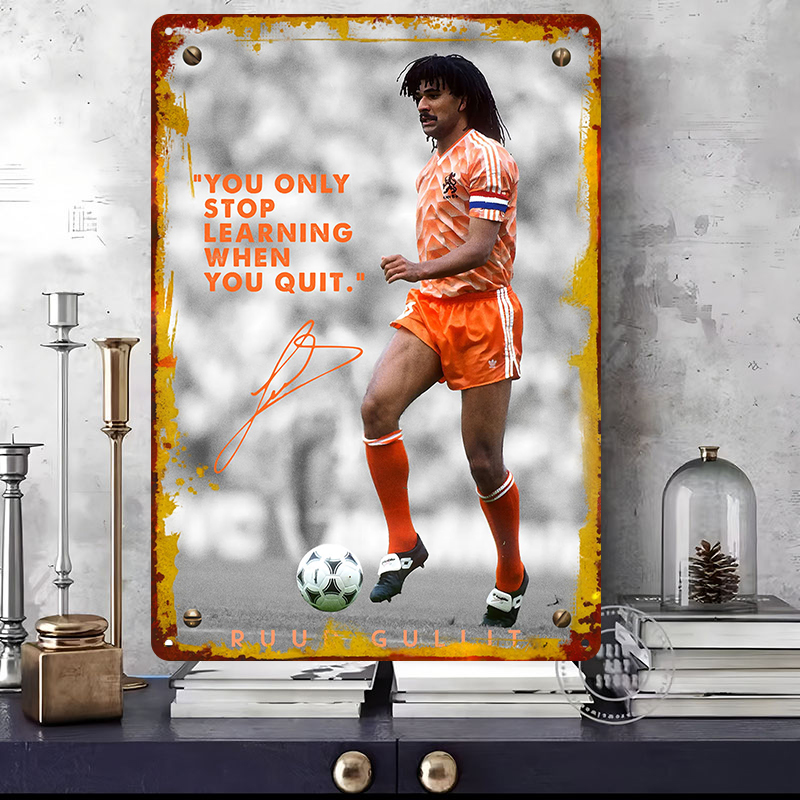 Ruud Gullit Football Player Wa - Desk Setup Vintage recensie en prijs