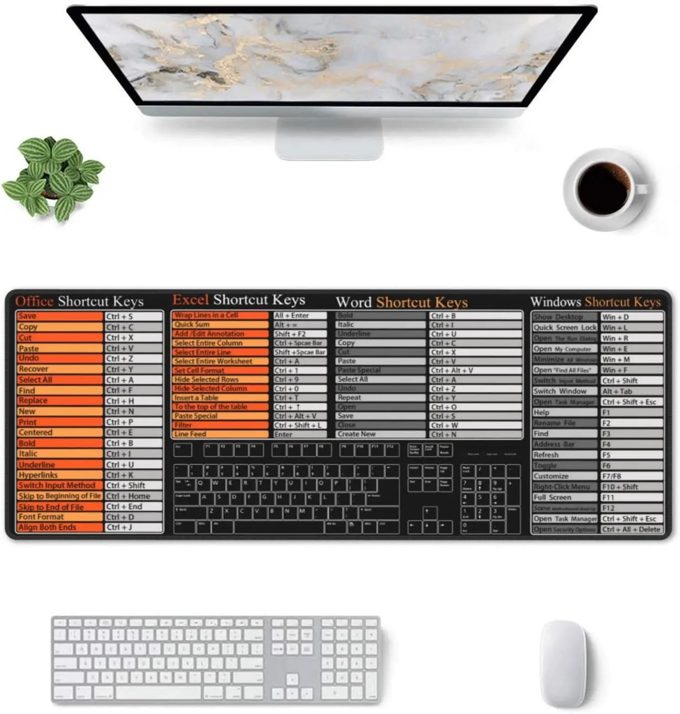 Stylish Office Shortcut Keys R - Desk Setup Reference recensie en prijs