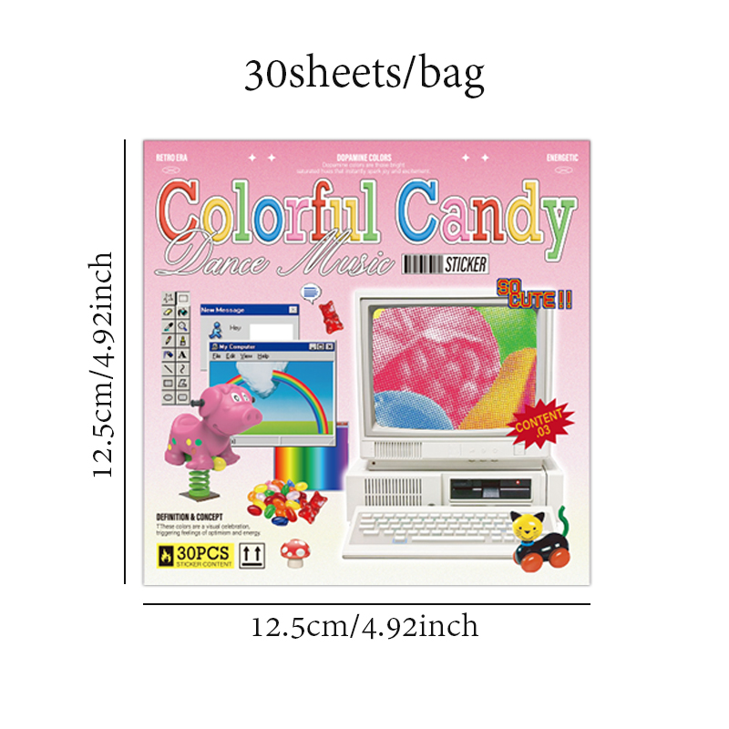 30sheets/book Sticker Book Ret - Desk Setup Photo recensie en prijs