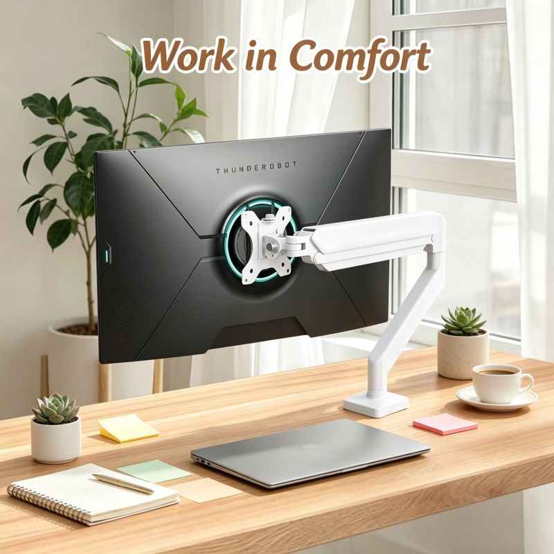 Single Monitor Desk Mount Arm– - Desk Setup Home Office recensie en prijs
