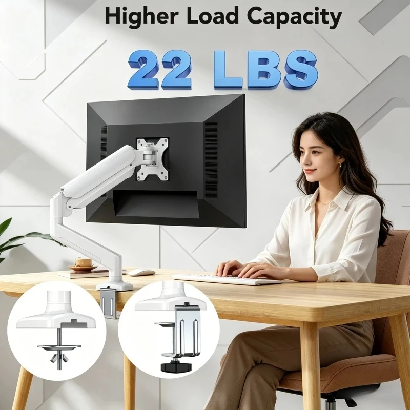 Single Monitor Desk Mount Arm– - Desk Setup Home Office recensie en prijs