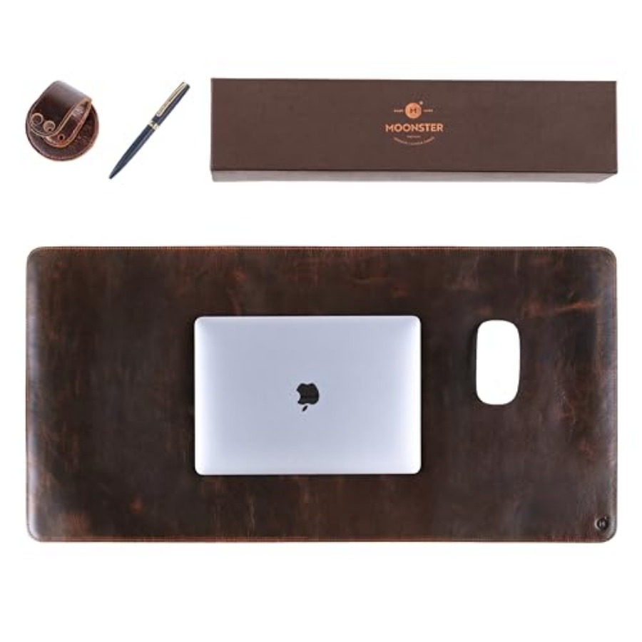 100% Full Grain Buffalo Leathe - Desk Pad Leather Large recensie en prijs