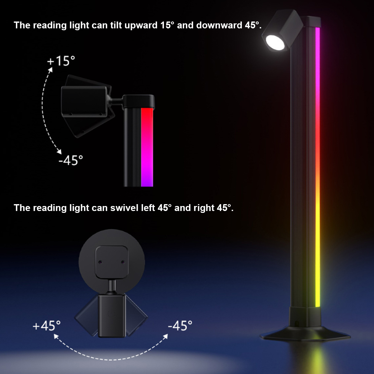 Smart Light Bar LED RGB Music  - Desk Setup Black recensie en prijs