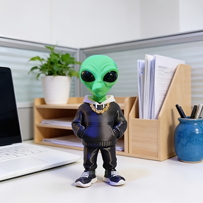 1 Piece Green Alien Figure wit - Desk Setup Home Office recensie en prijs