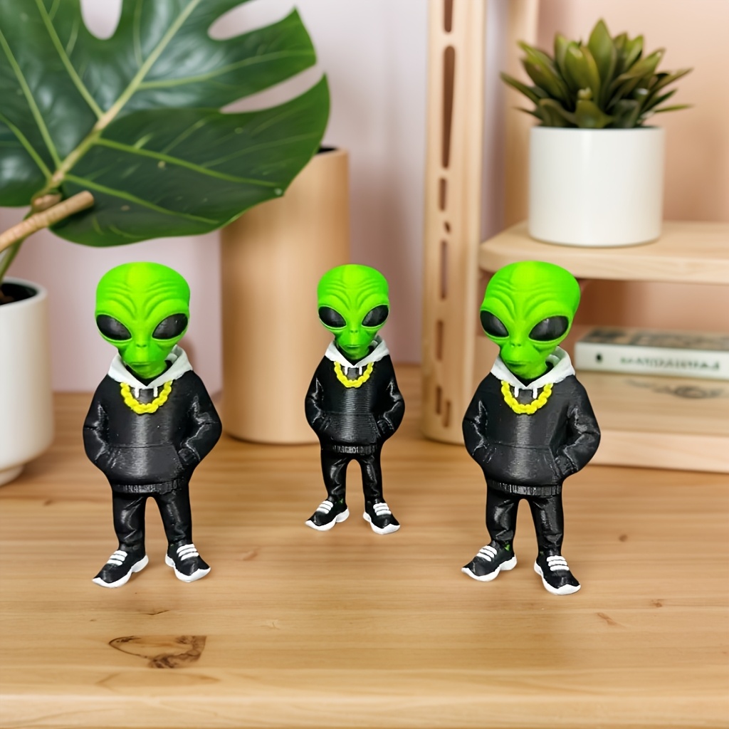 1 Piece Green Alien Figure wit - Desk Setup Home Office recensie en prijs
