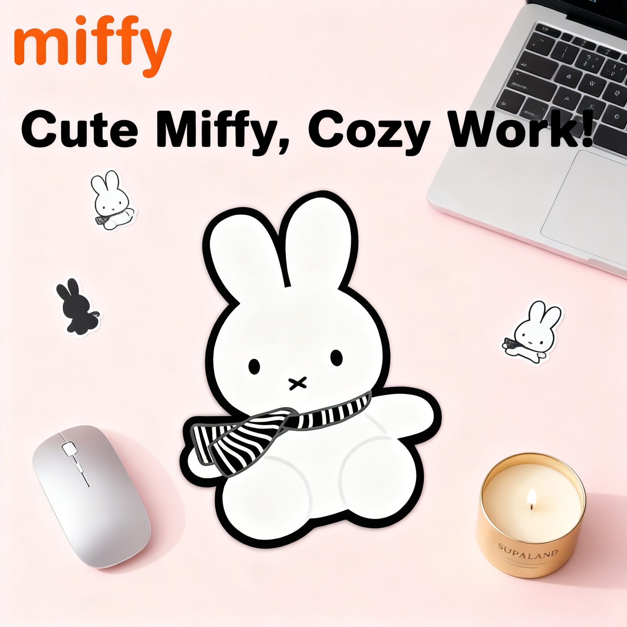 Miffy Kawaii Cartoon Rabbit Mo - Desk Setup Cute recensie en prijs