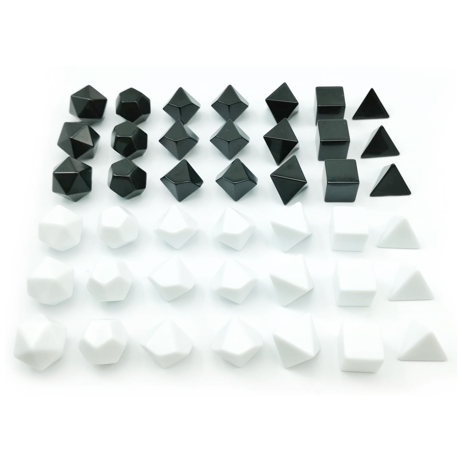 7 Pcs Set of Black White Blank - Desk Setup Black recensie en prijs