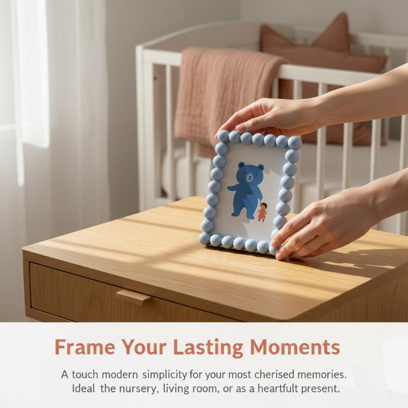 Cute Beaded Photo Frame Fun De - Desk Setup Photo recensie en prijs