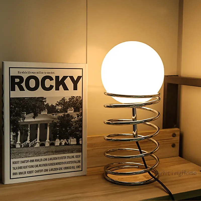 Ins Bauhaus Spring Table Lamp  - Desk Setup Vintage recensie en prijs