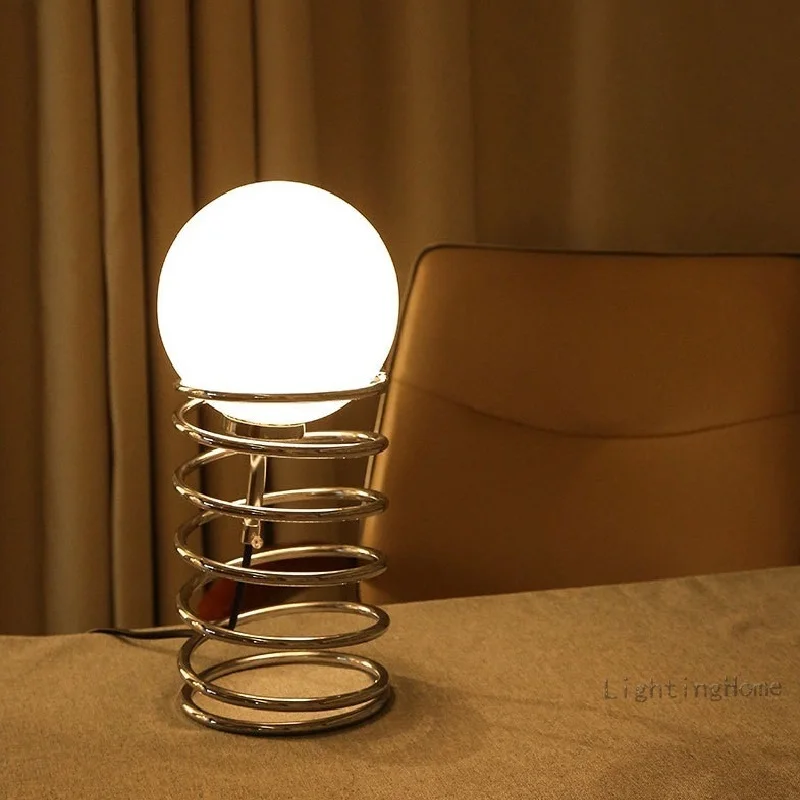 Ins Bauhaus Spring Table Lamp  - Desk Setup Vintage recensie en prijs